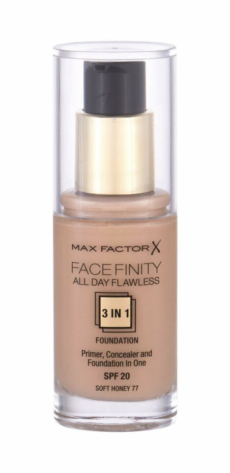 Max Factor Fondöten 77 Soft Honey FaceFinity All Day Flawless 3N 1