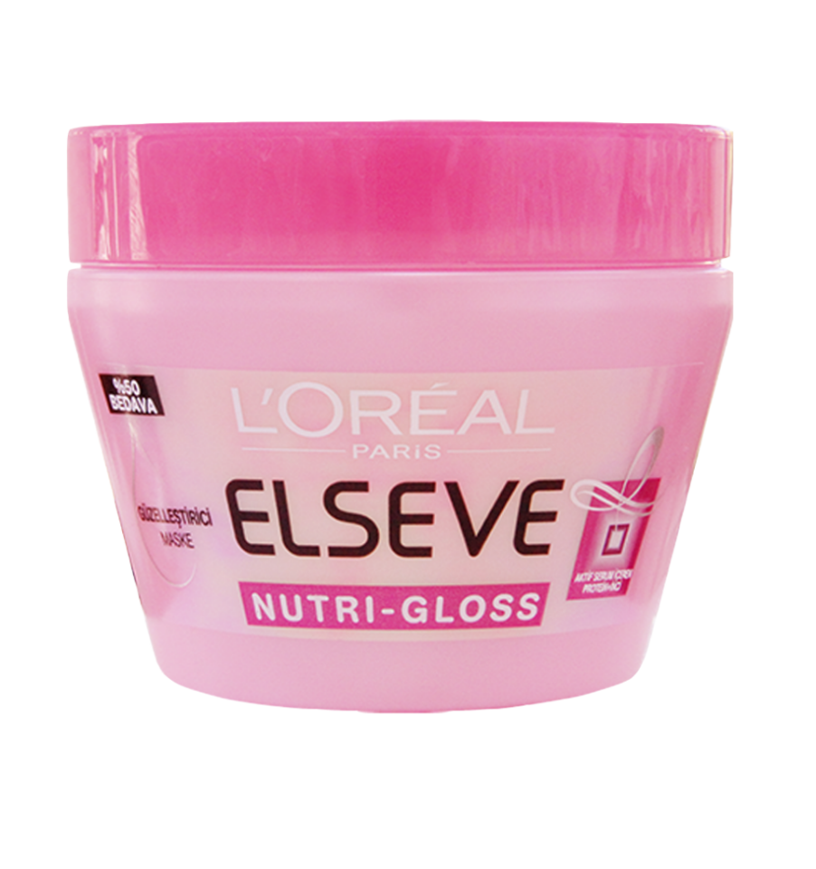 Loreal Elseve Saç Güzelleştirici Maske Nutrı Gloss 300 Ml