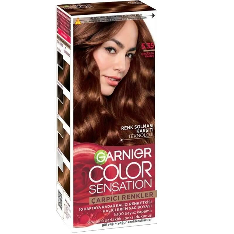 Garnier Çarpıcı Renkler 5.35 Çikolata Kahve Saç Boyası