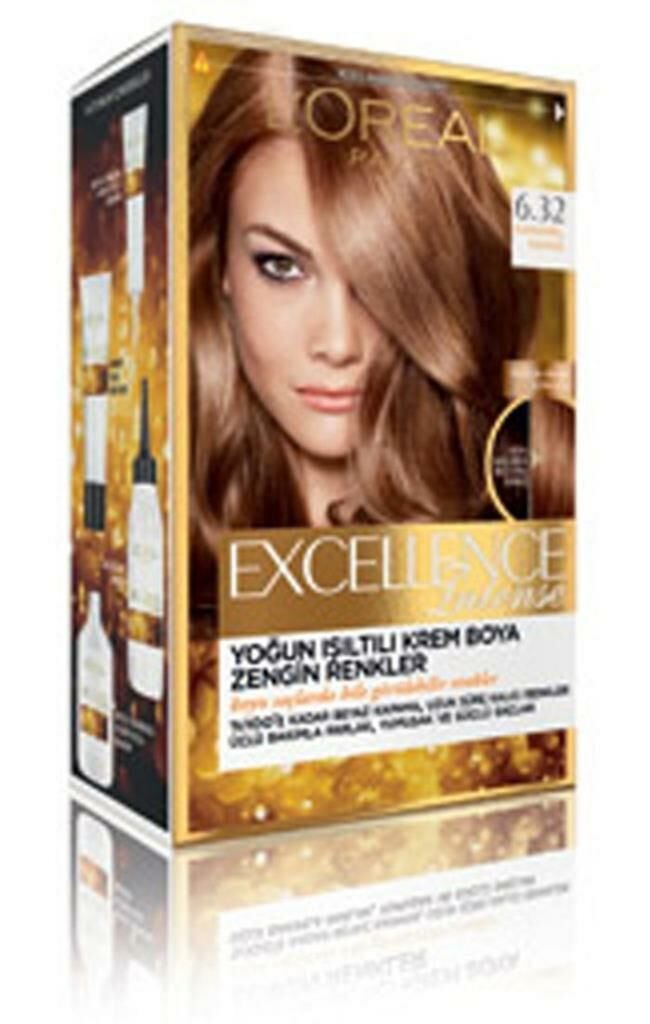 Loreal Excellence Intense Saç Boyası 6.32 KARAMEL KAHVE