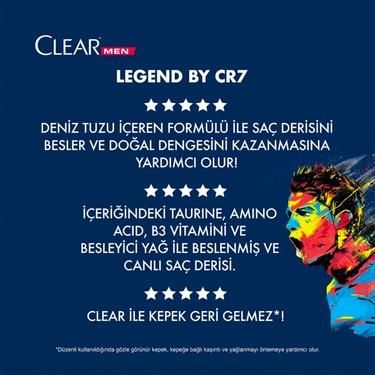 Clear Men Şampuan 350 ml Legend by CR7 Ronaldo