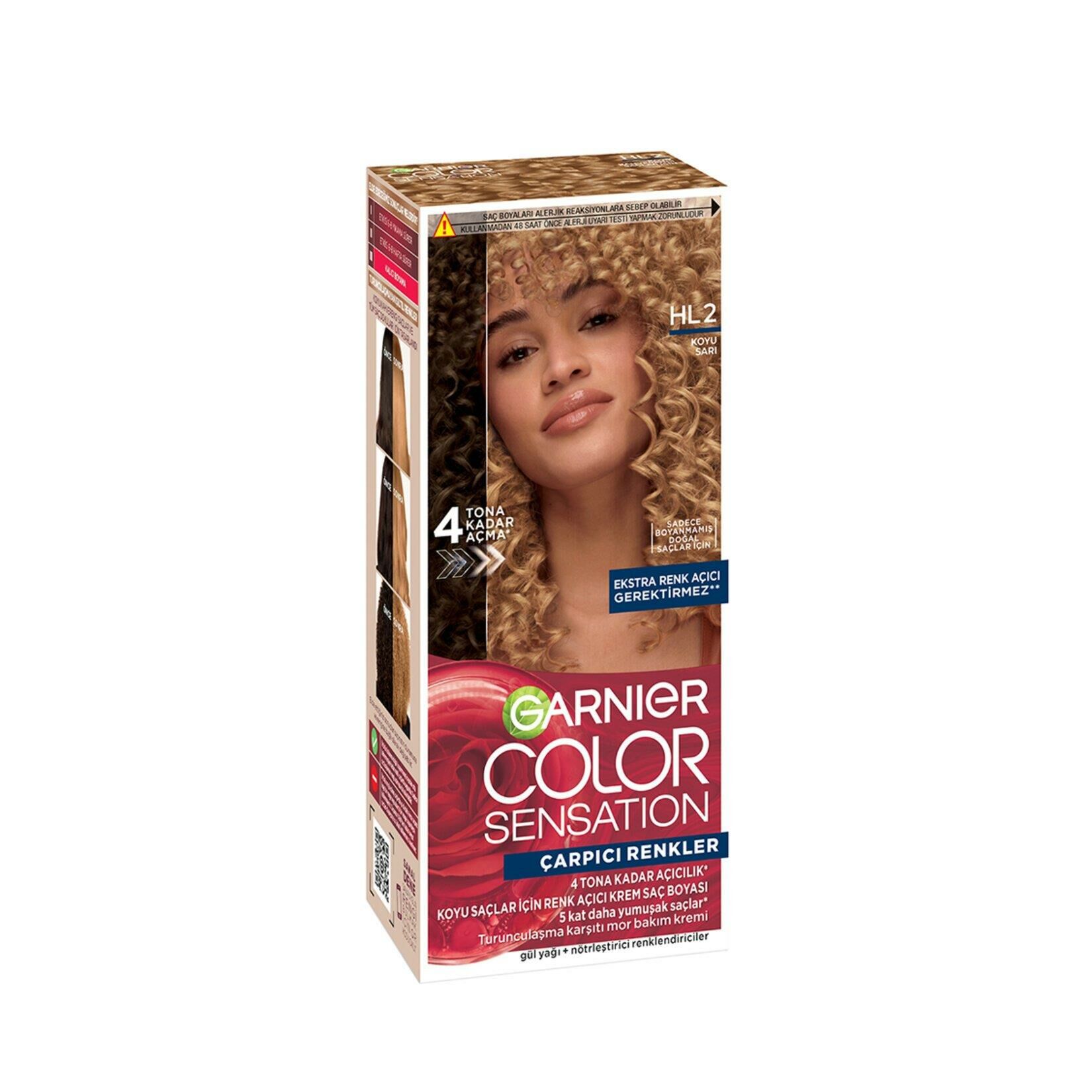 Garnier Çarpıcı Renkler 7.31 - HL2 Koyu Sarı Saç Boyası