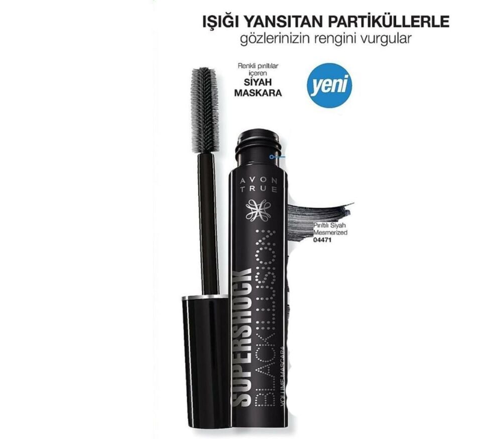Avon True Supershock Black Illiusion Maskara 10 ml Mesmerized