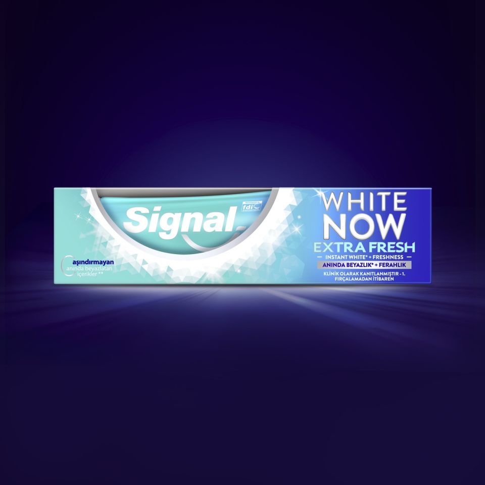 Signal Diş Macun Whıte Now Extra Fresh 75 Ml Aşındırmadan Anında Beyazlık