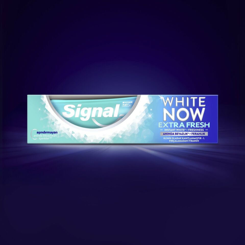 Signal Diş Macun Whıte Now Extra Fresh 75 Ml Aşındırmadan Anında Beyazlık