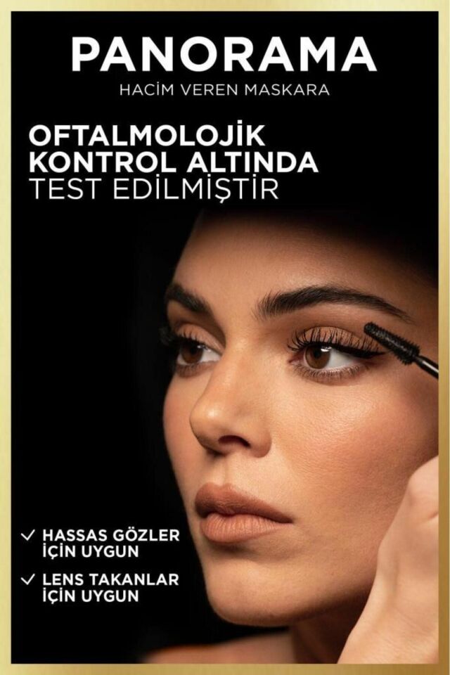 Loreal Paris Panorama Siyah Maskara Ekstra Hacim ve Uzun Görünen Kirpikler