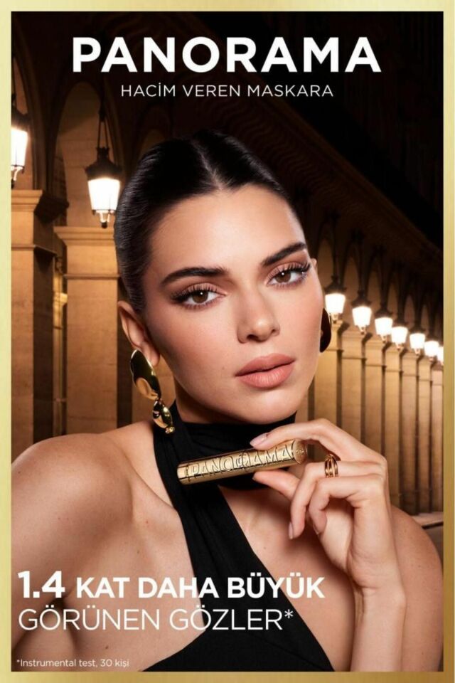 Loreal Paris Panorama Siyah Maskara Ekstra Hacim ve Uzun Görünen Kirpikler