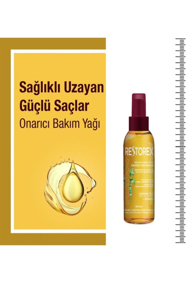 Restorex 100 ml Sağlıklı Uzama Etkili Argan Saç Bakım Yağı