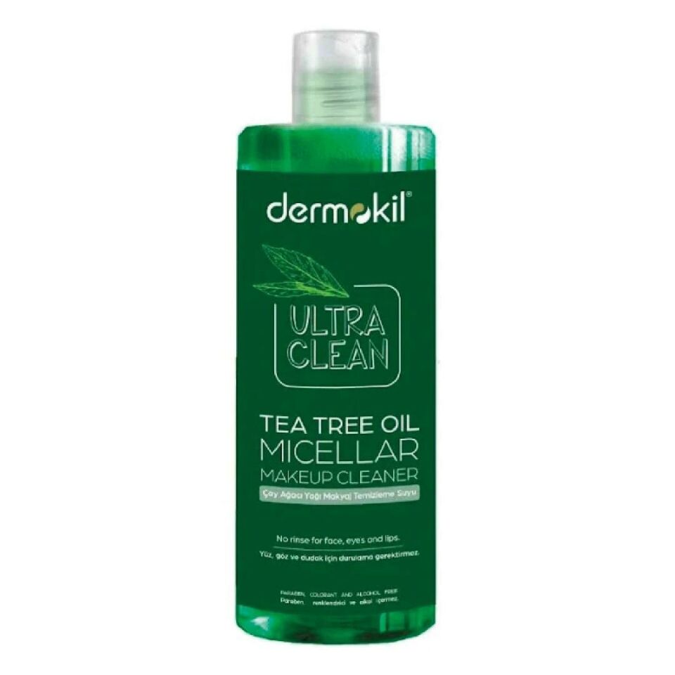 Dermokil Tea Tree Micellar Su 400 Ml Ultra Clean Yüz Göz ve Dudak İçin