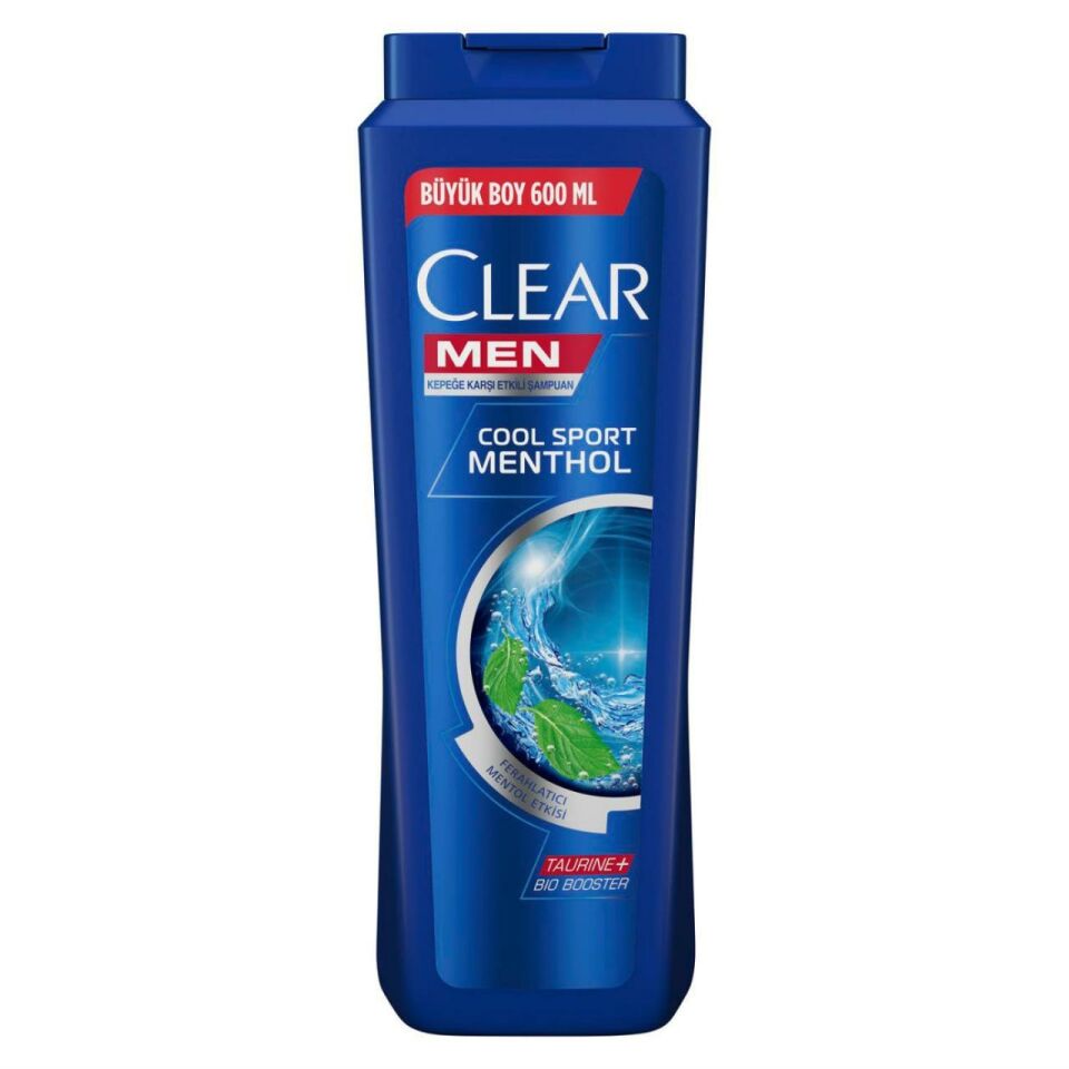 Clear Şampuan Cool Sport Menthol 600 Ml