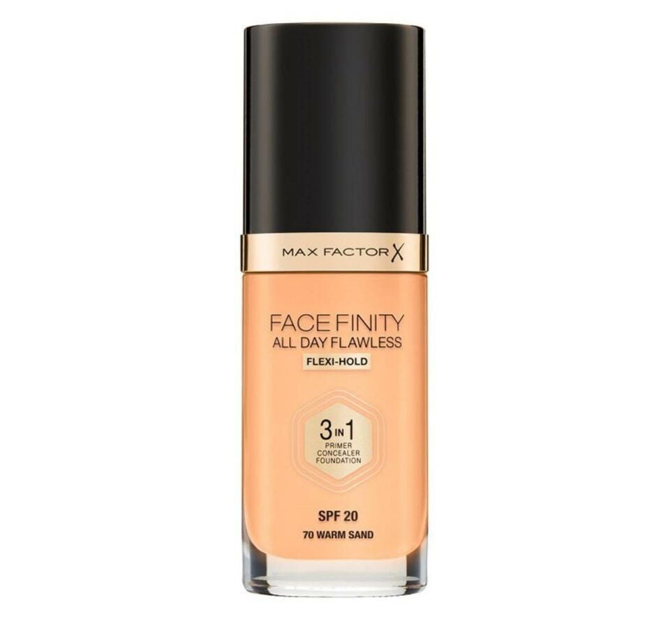 Max Factor Fondöten 70 Warm Sand FaceFinity All Day Flawless 3N 1