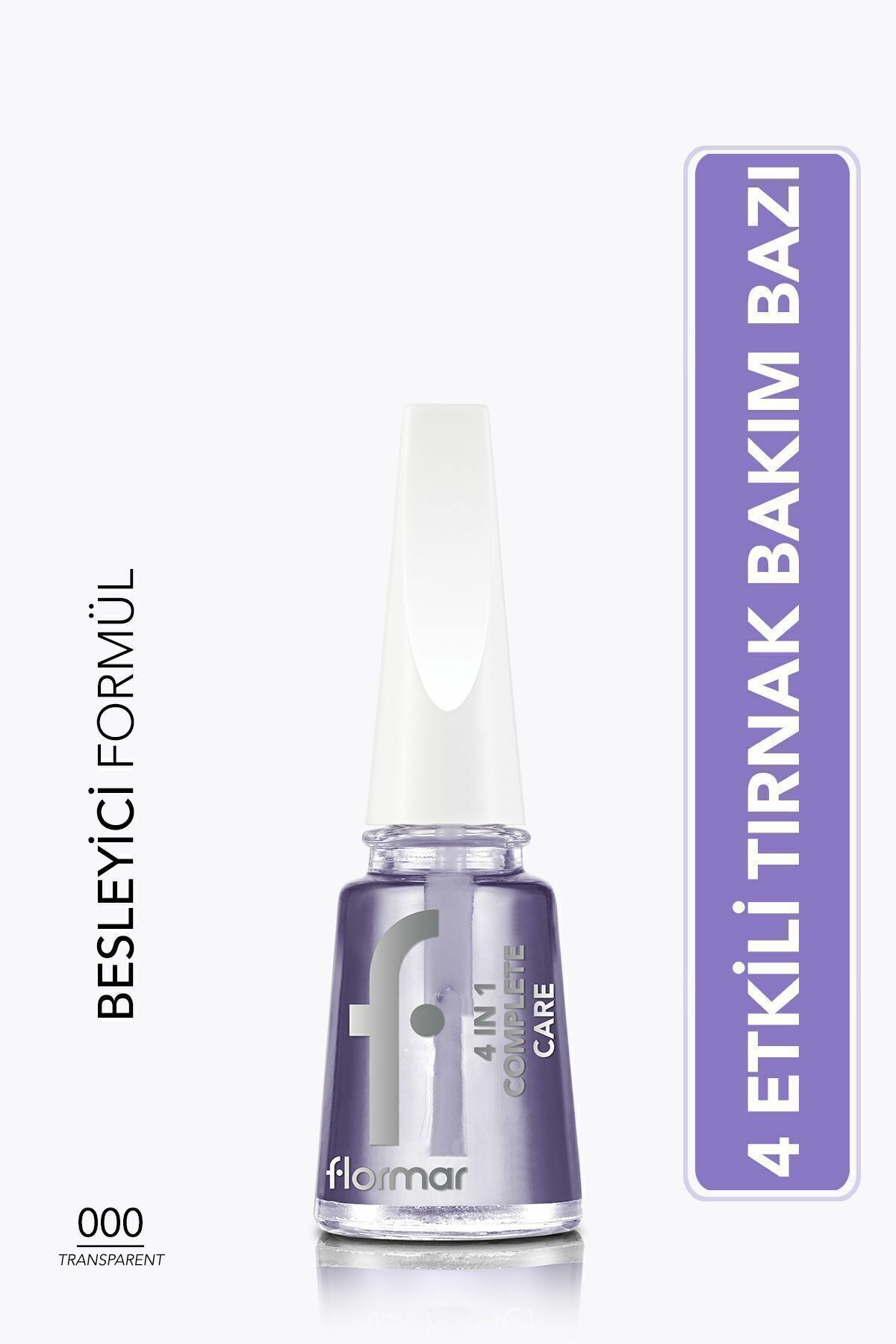 Flormar 4 In 1 Complete Care 4 Yönlü Bakım Sunan Oje Bazı/Tırnak Cilası 000