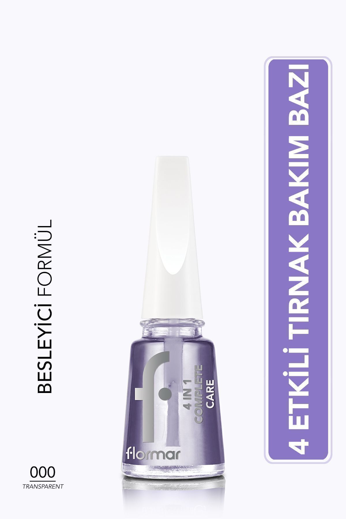 Flormar 4 In 1 Complete Care 4 Yönlü Bakım Sunan Oje Bazı/Tırnak Cilası 000