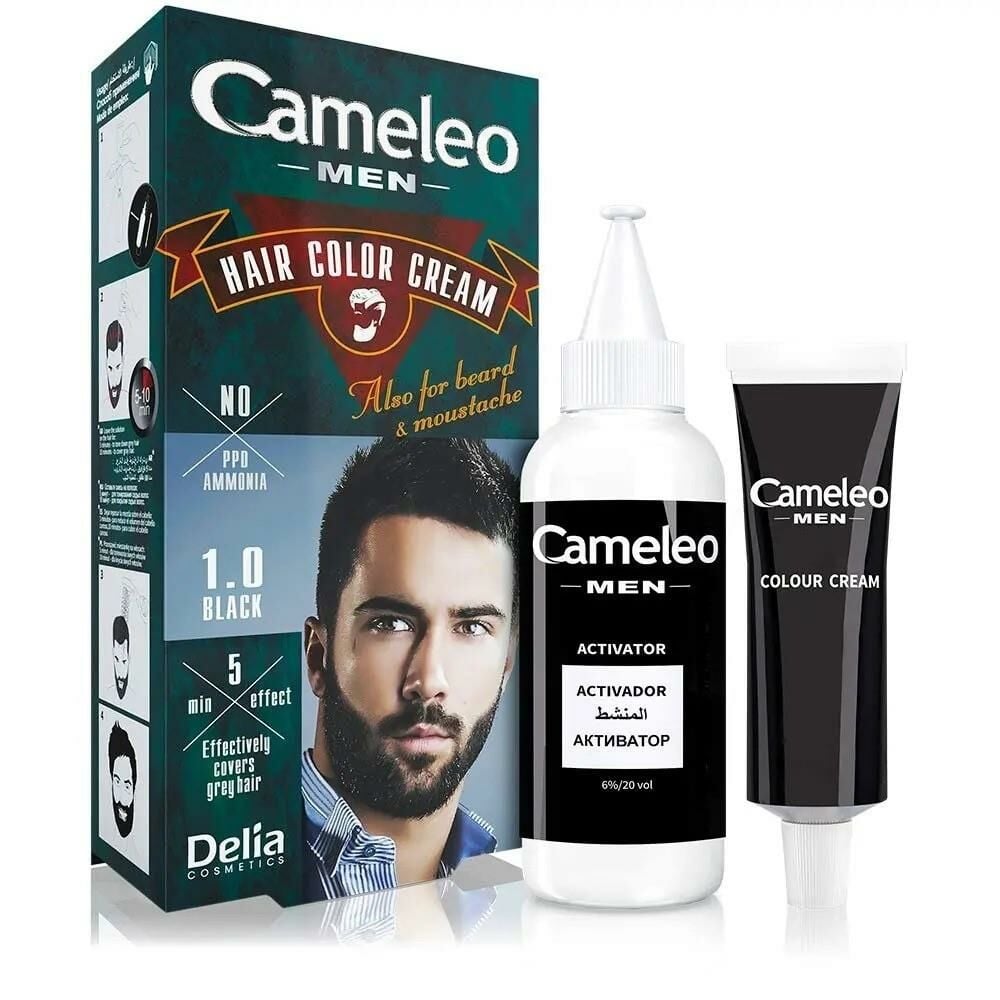 Delia Cameleo Men Saç ve Sakal Boyası 1.0 Siyah