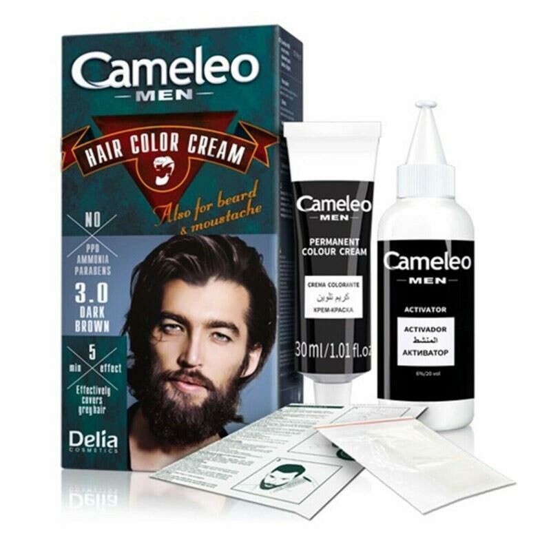 Delia Cameleo Men Saç ve Sakal Boyası 3.0 Koyu Kahve