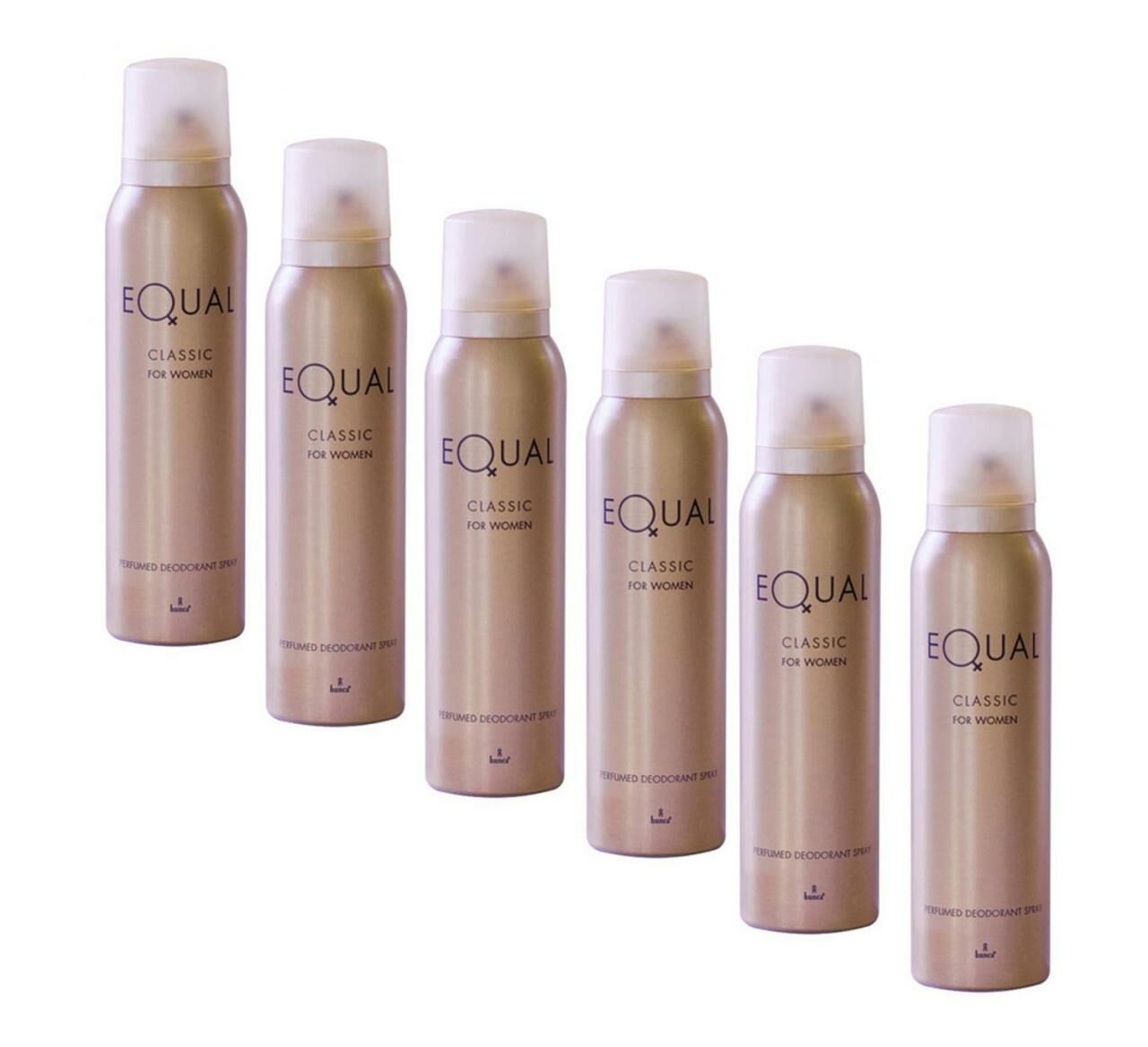 6 Adet Equal Klasik Bayan Deodorant 150 ml