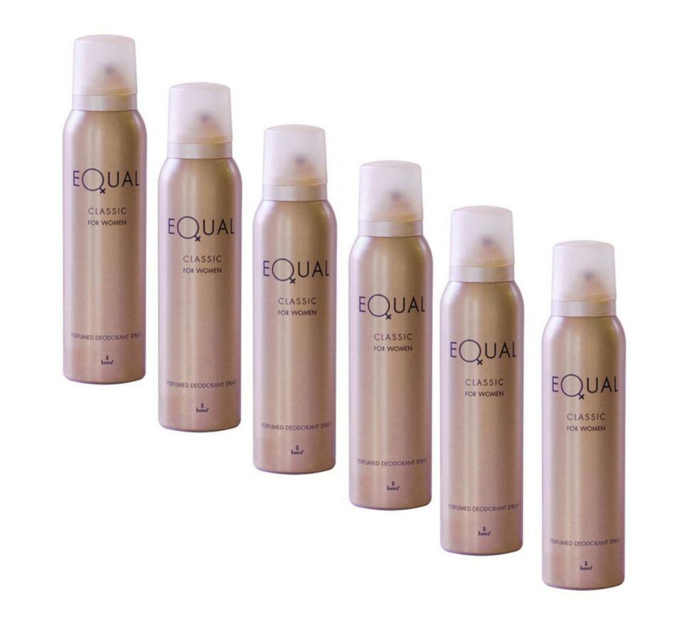 6 Adet Equal Klasik Bayan Deodorant 150 ml