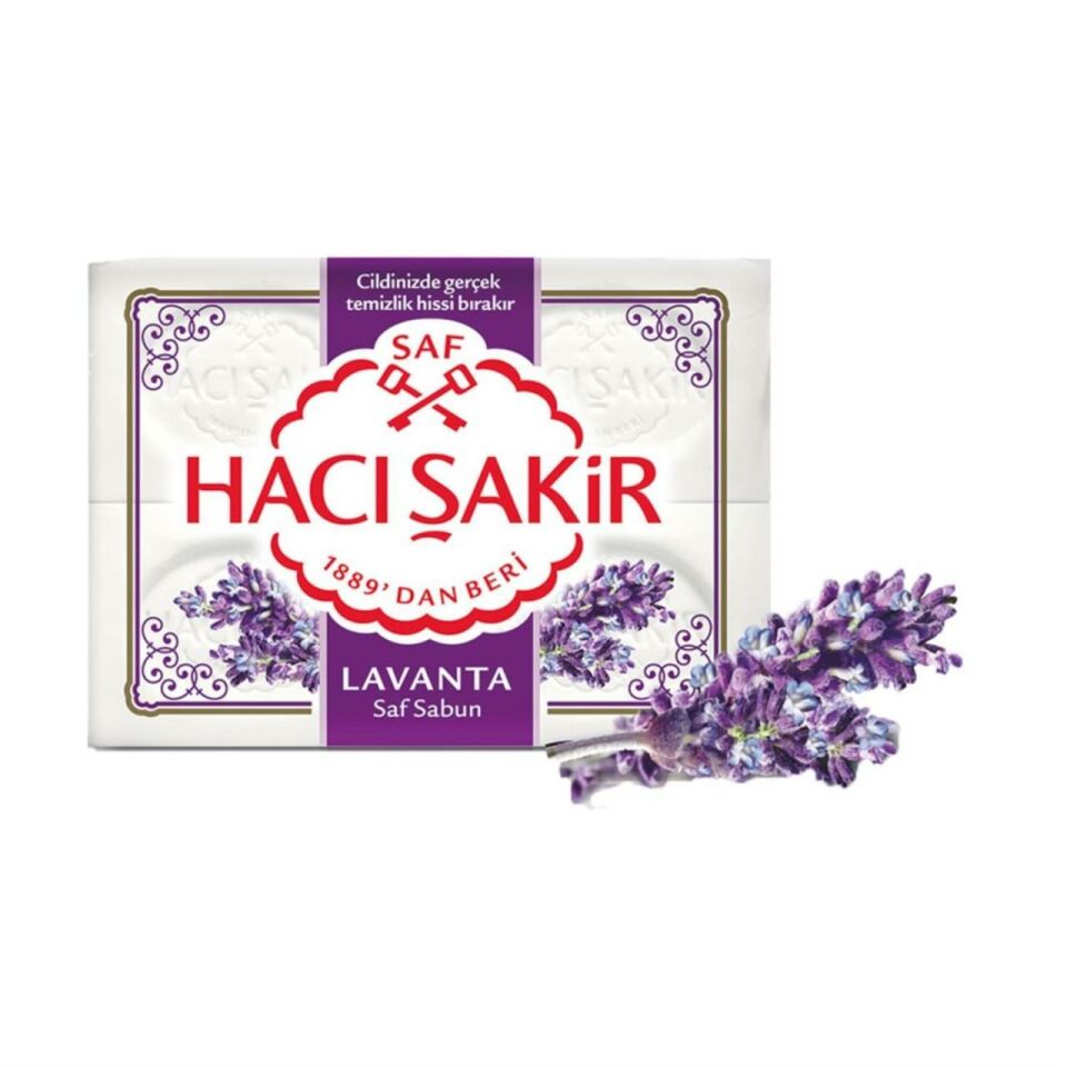 Hacı Şakir Katı Sabun 4 X 150 gr Lavanta 600 Gr
