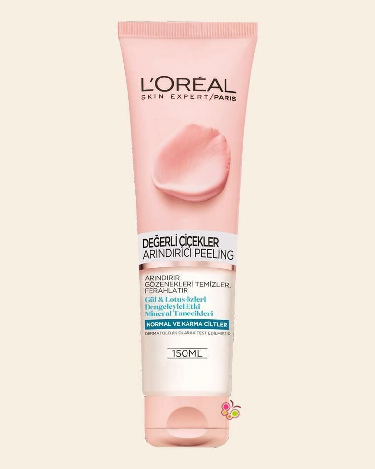 Loreal Değerli Çiçekler Arındırıcı Peeling 150 ml Normal ve Karma