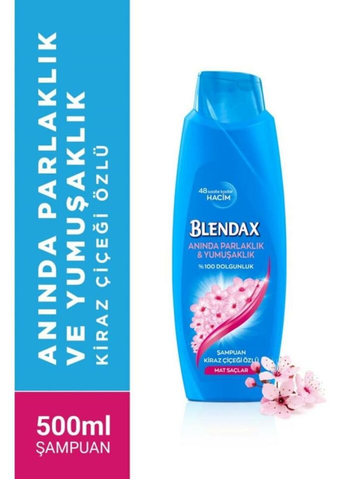 Blendax Şampuan 500 Ml Kiraz Çiçeği Özlü Şampuan