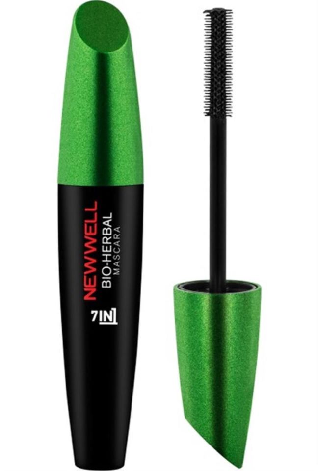 New Well Bitkisel Maskara - Bio-Herbal Bitkisel Mascara 7 in 1 Siyah