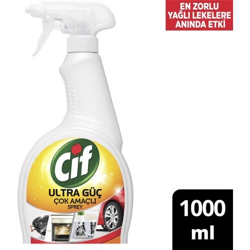 Cif Ultra Güç Çok Amaçlı Sprey 1000 Ml