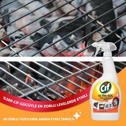 Cif Ultra Güç Çok Amaçlı Sprey 1000 Ml