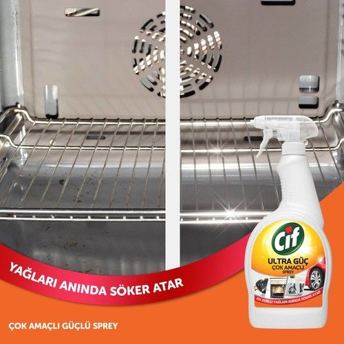 Cif Ultra Güç Çok Amaçlı Sprey 1000 Ml