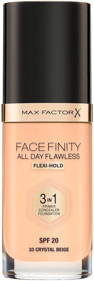 Max Factor Fondöten 33 Crystal Beige FaceFinity All Day Flawless 3N 1
