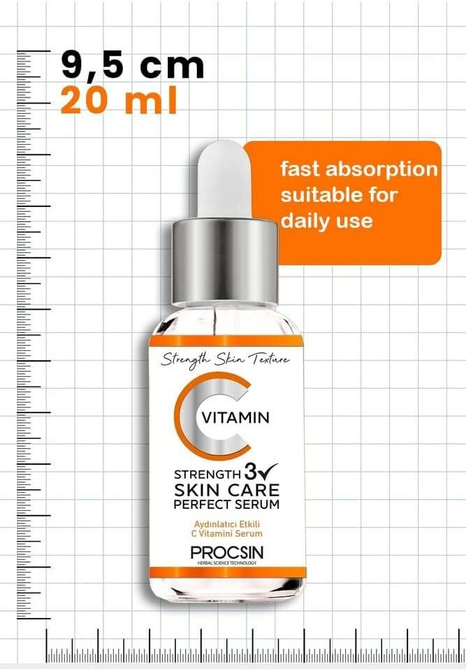 PROCSIN C Vitamini Aydınlatıcı ve Ton Eşitleyici Bakım Serumu 20 Ml