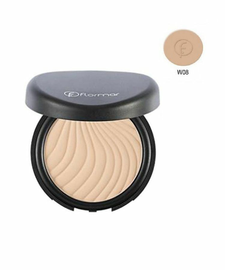 Flormar Wet Dry Compact Powder W08 Medium Peach