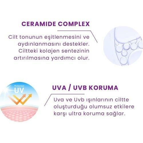 PROCSIN Hydra Block Pone Spf 50+ Ton Eşitleyici + Onarıcı + Yüksek Korumalı Güneş Kremi 50 ML