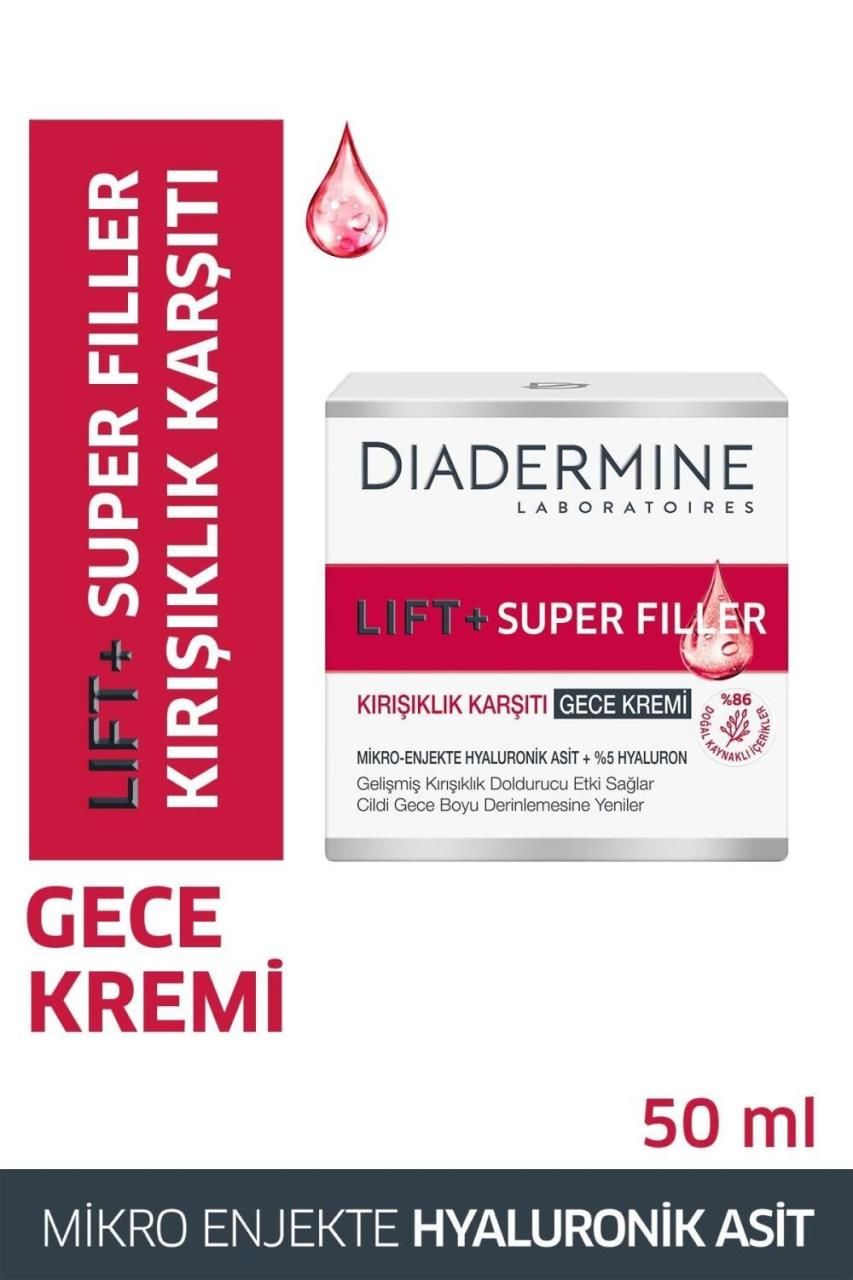 Diadermine Lİft+ Super Fıller 50 ML Gece Kremi Kırışıklık Karşıtı