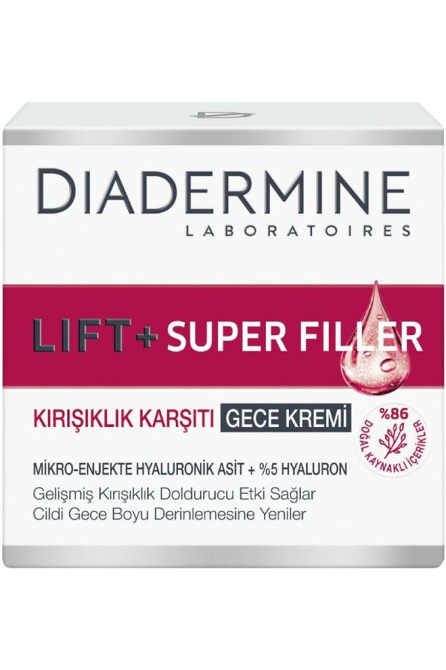 Diadermine Lİft+ Super Fıller 50 ML Gece Kremi Kırışıklık Karşıtı