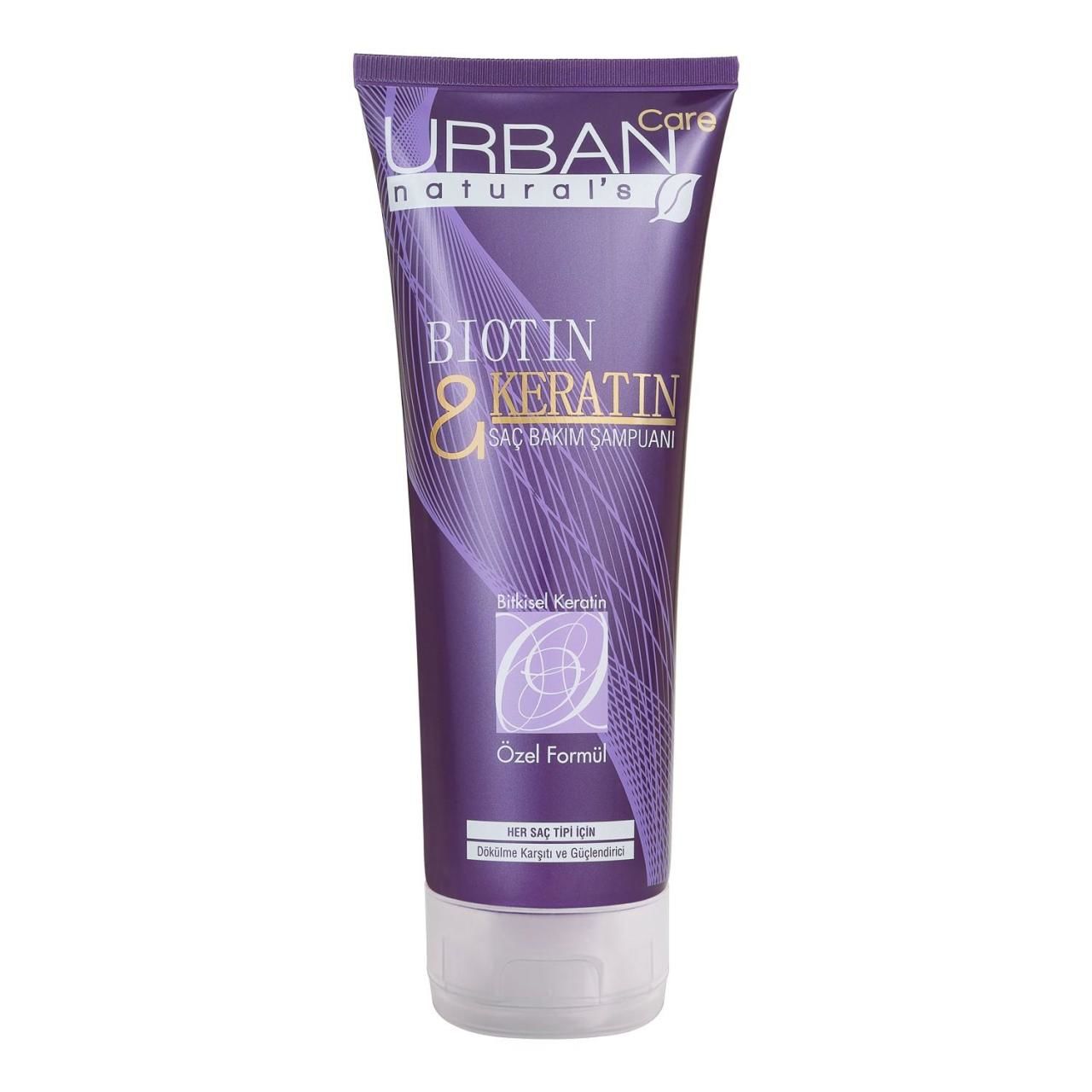 Urban Care Biotin Keratin Dökülme Karşıtı ve Güçlü Saç için Bakım Şampuanı 200ml