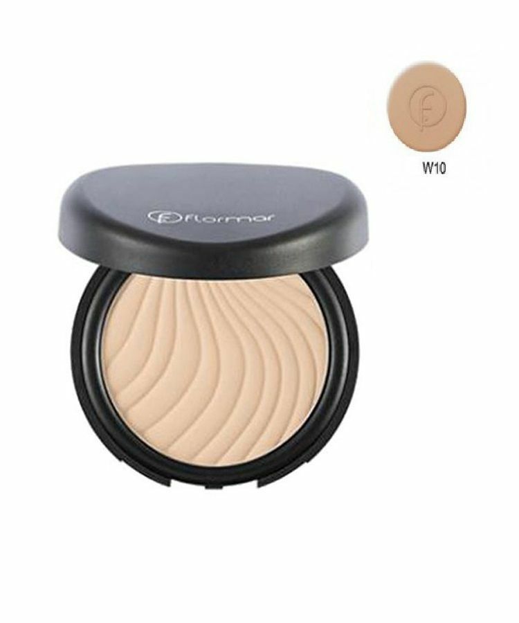 Flormar Wet Dry Compact Powder W10 Apricot