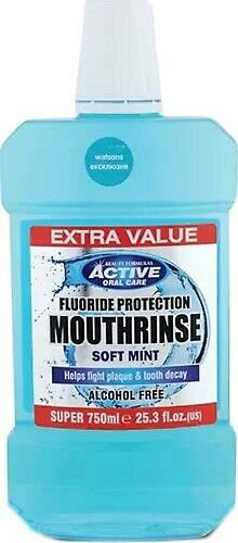 Mouthrinse Soft Mint 750 Ml Ağız Çalkalama Suyu Gargara