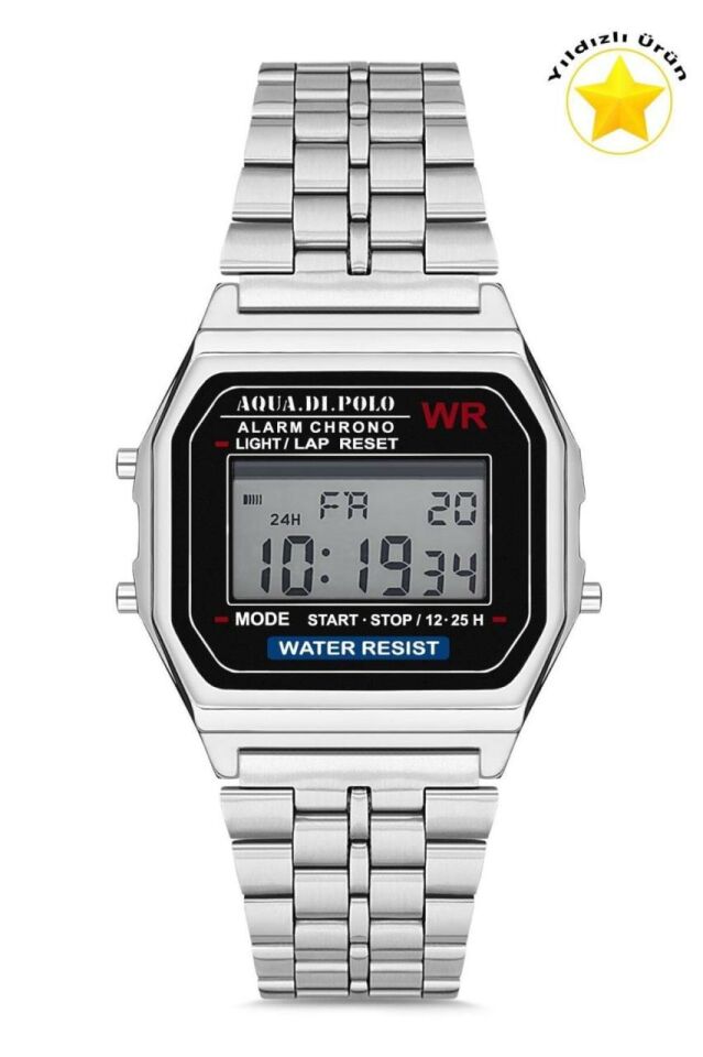 Aqua Di Polo Unisex Kol Saati APSV1-A9372-UM131 APWA0085 Gümüş
