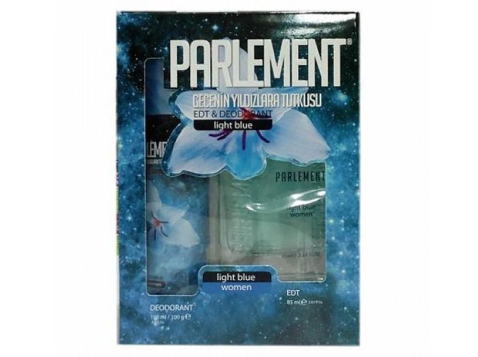 Parlement Light Blue 85ml Edt + 150ml Deo Bayan Set