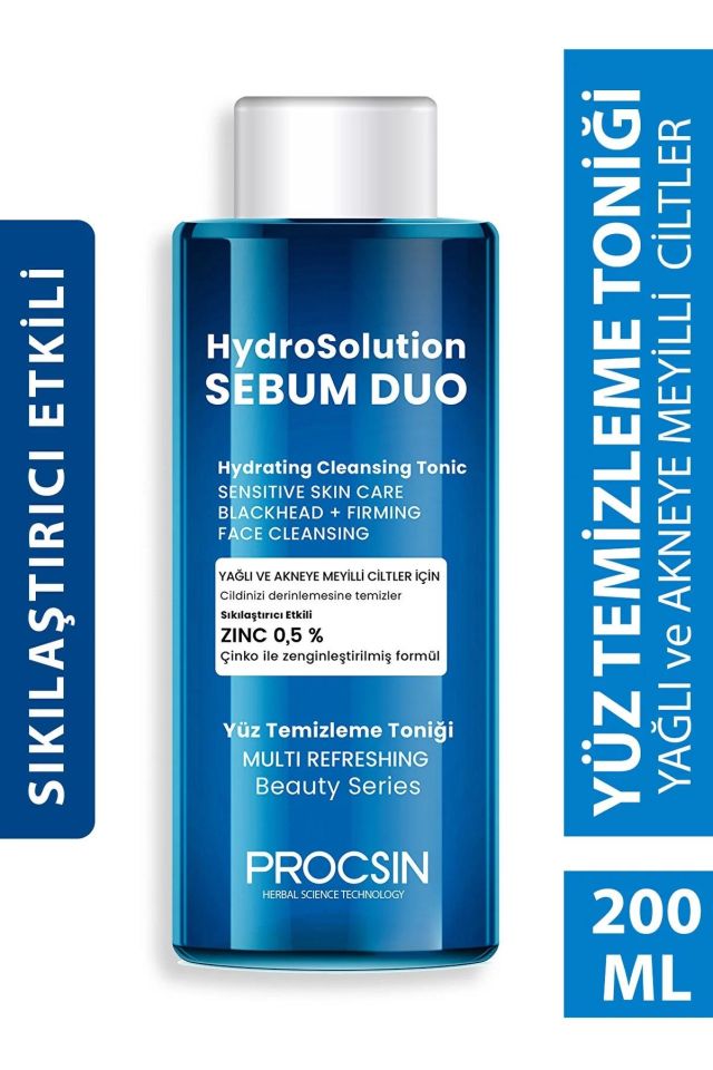 Procsin Sebum Duo Hydrosolution Tonik 200 ml Yağlı ve Akneye Meyilli Ciltler