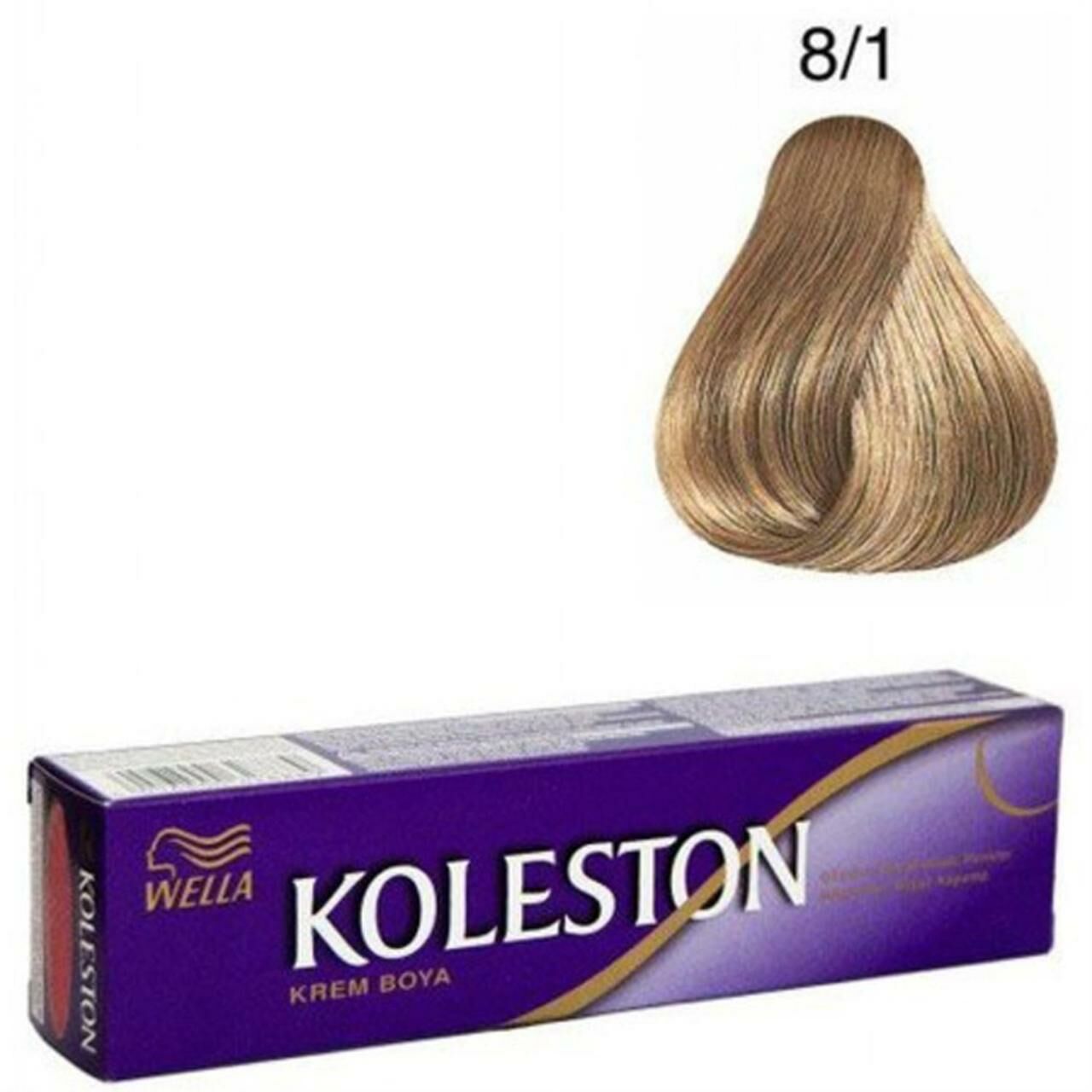 Koleston Tüp 8.1 Küllü Açık Kumral Saç Boyası + Oksidan Sıvı 50 Ml