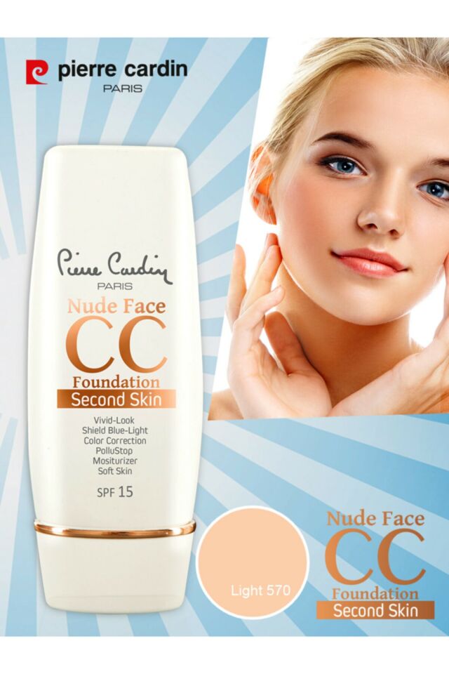 Pierre Cardin Cc Krem - Nude Face Cc Cream Spf 15 Light 8680570467025 - 12196