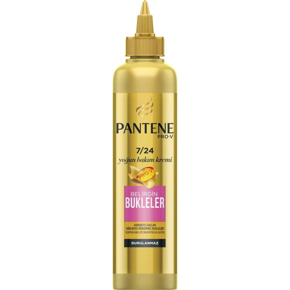 Pantene 7/24 Saç Bakım Kremi Anında Bukle Şekillendirici 300 ml Belirgin Bukleler