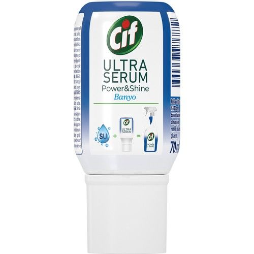 Cif Power-Shine Banyo 750 ML + Ultra Serum Banyo Kireç Çözücü