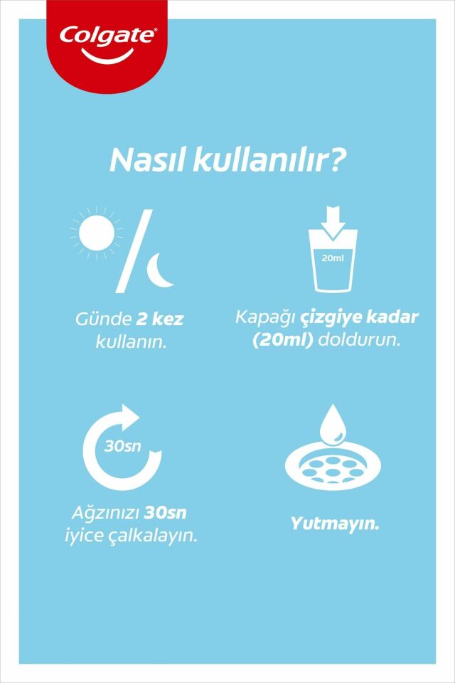 Colgate Plax Alkolsüz Gargara Nane Ferahlığı 500 ml