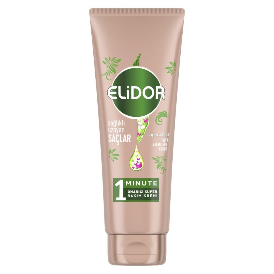 Elidor 1 Minute Onarıcı Süper Saç Bakım Kremi Sağlıklı Uzayan Saçlar 170 ml