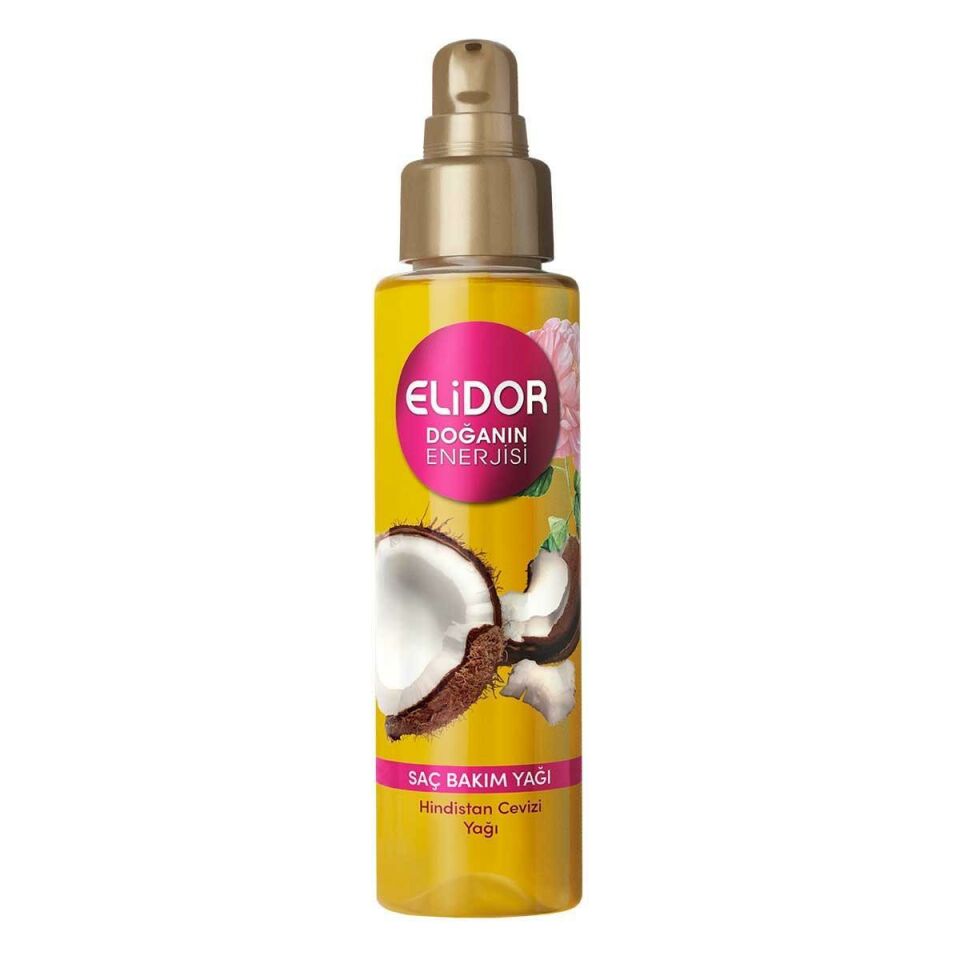 Elidor Doğanın Enerjisi Saç Bakım Yağı Hindistan Cevizi Özlü 100 ml