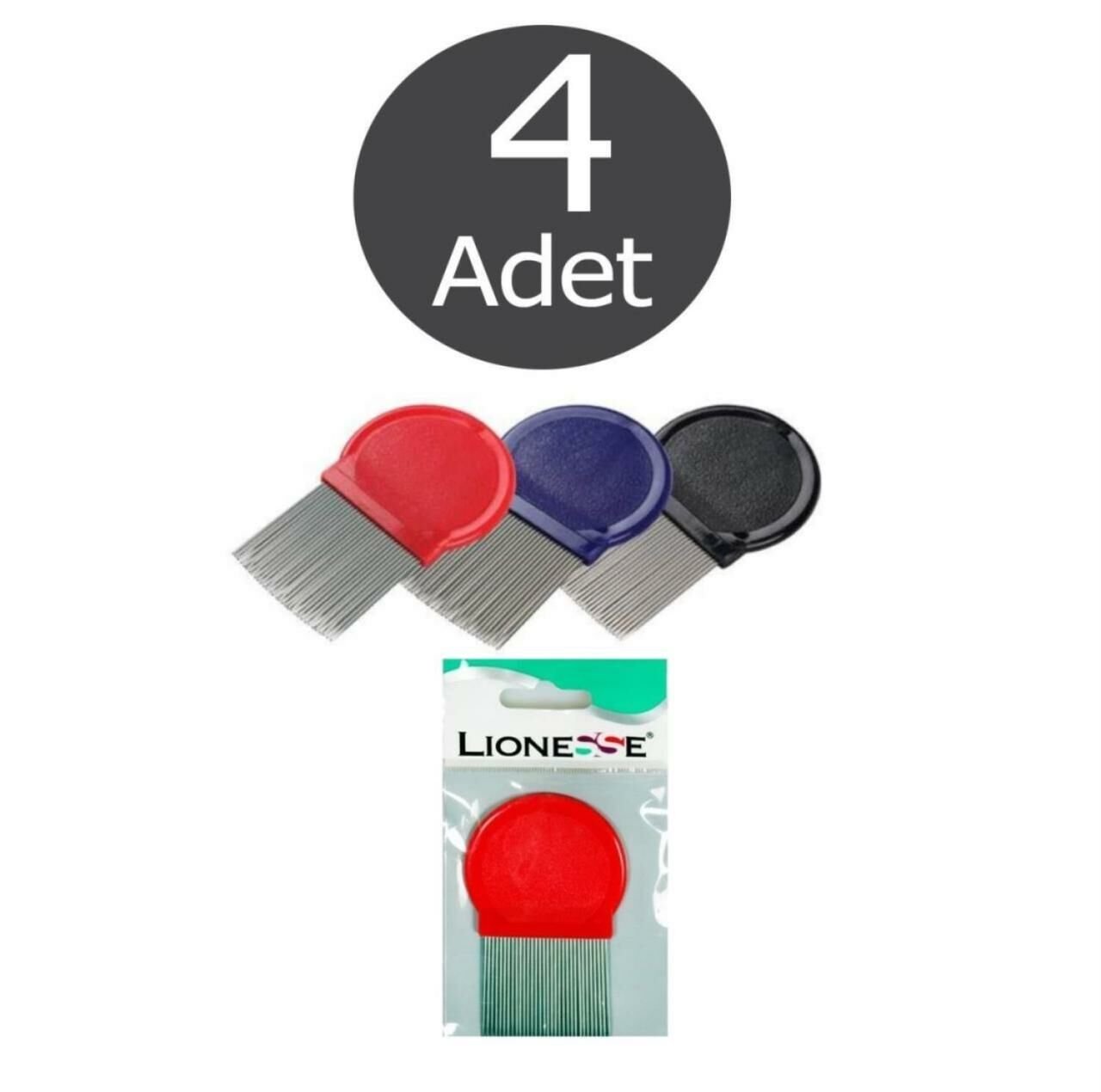 4 Adet Tarko Lionesse Bit Tarağı 58