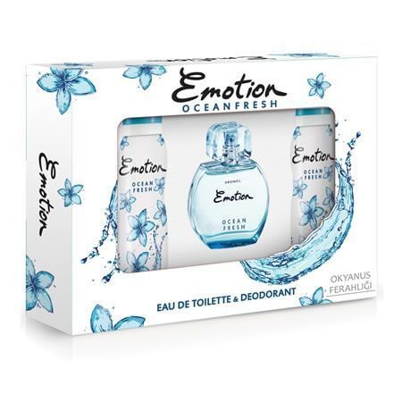 Emotion Ocean Fresh Set 50 ml EDT + 2 X 150 ml Deoodorant