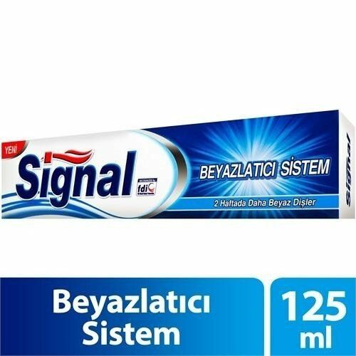 Signal Diş Macunu Beyazlatıcı Sistem 125 ml